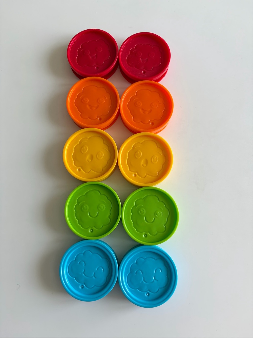Leap Frog Pick Up Count Vacuum Replacement 10 Dust Pieces Parts Coins Colorful